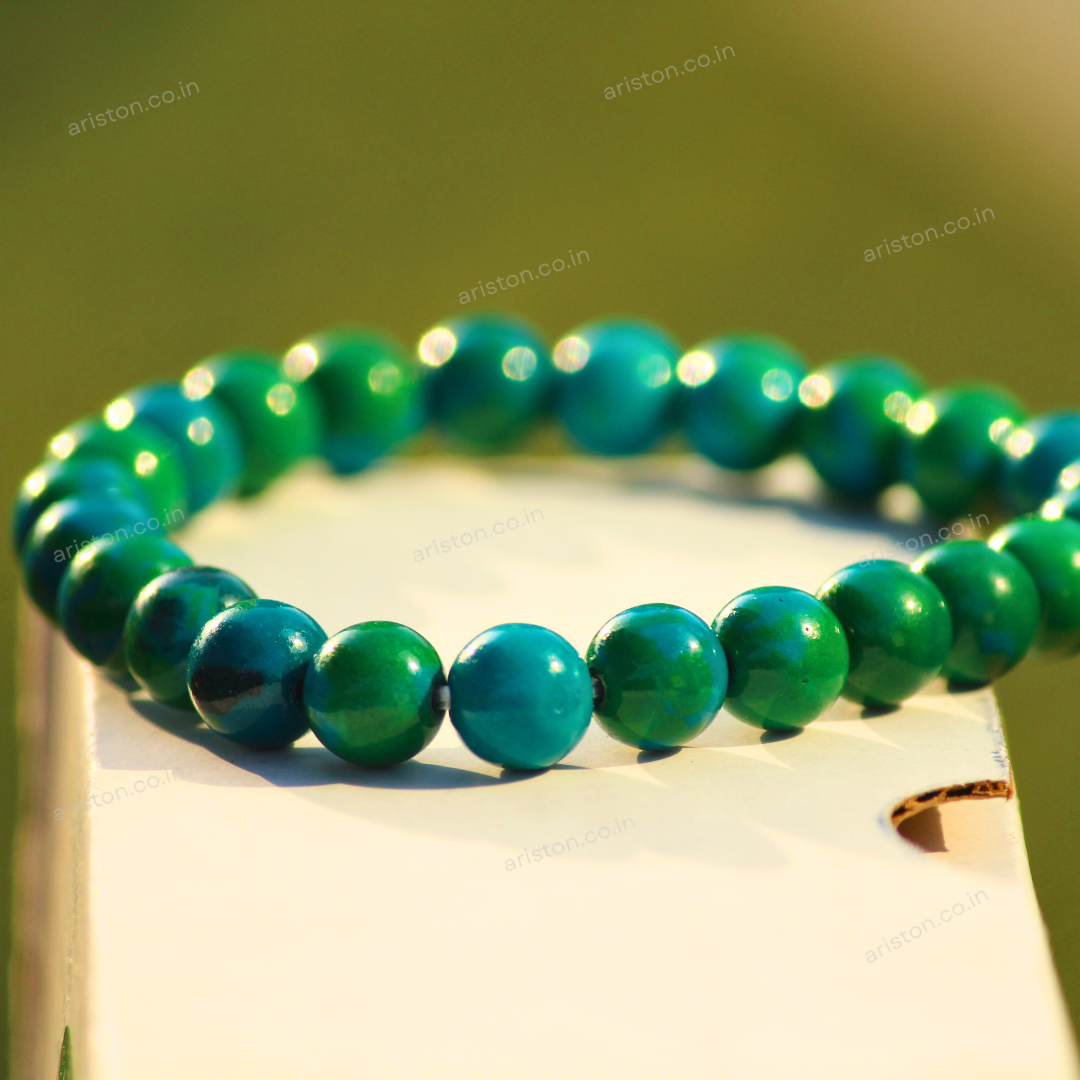 Chrysocolla bracelet