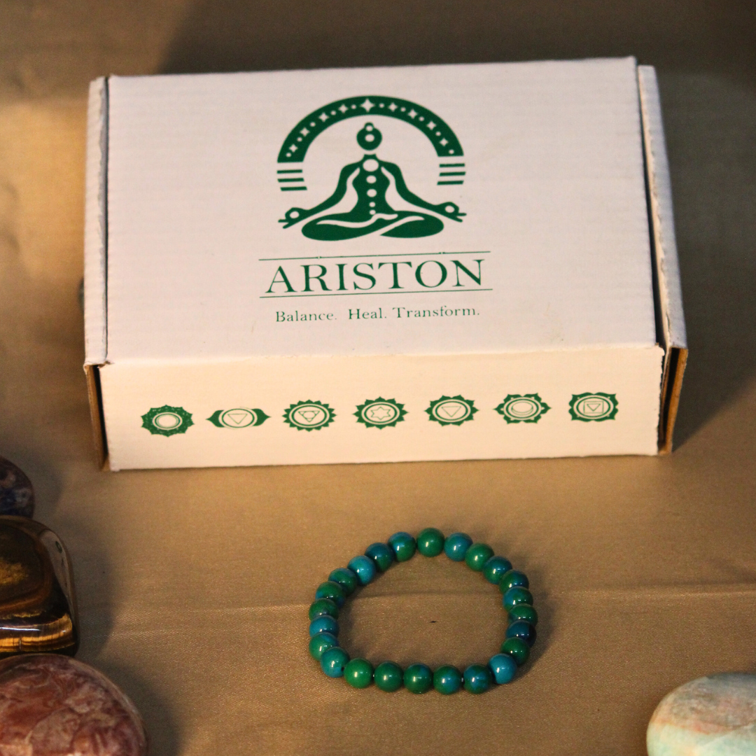 Chrysocolla bracelet