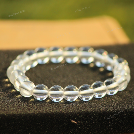 Clear quarts bracelet