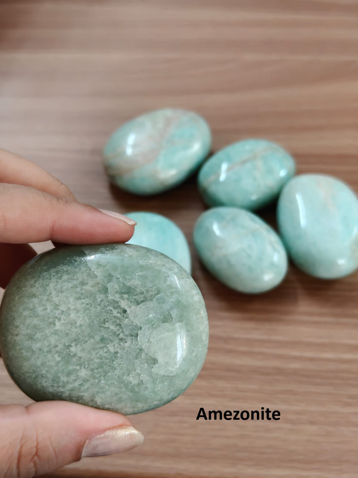 AMAZONITE PALM STONE