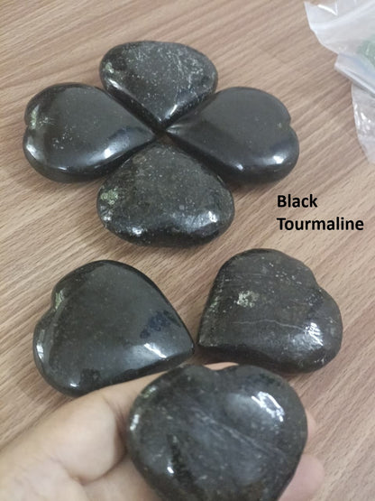 BLACK TOURMALINE PALM STONE