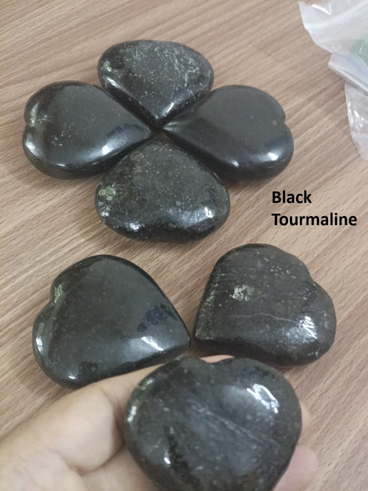 BLACK TOURMALINE PALM STONE