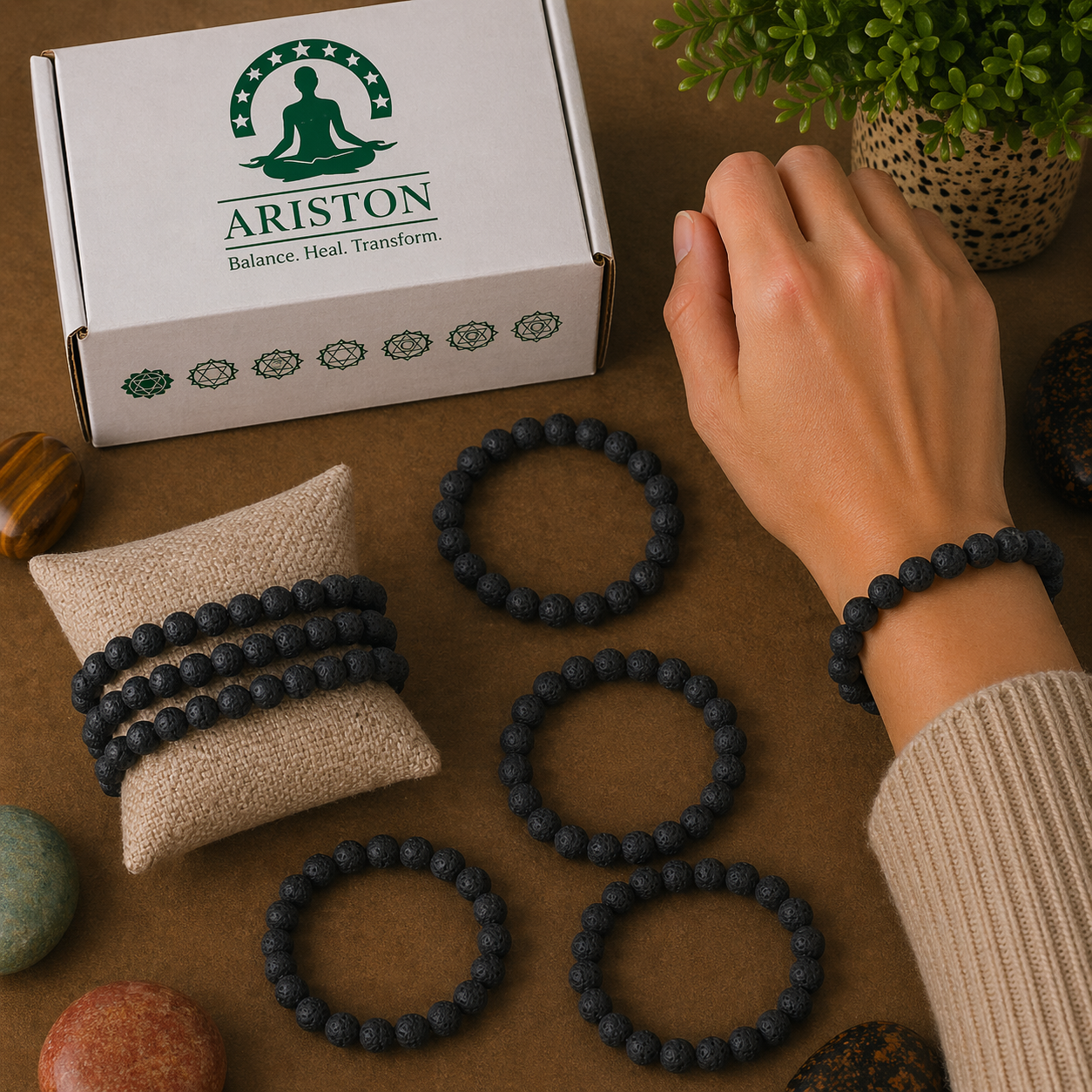 Lava Stone Bracele