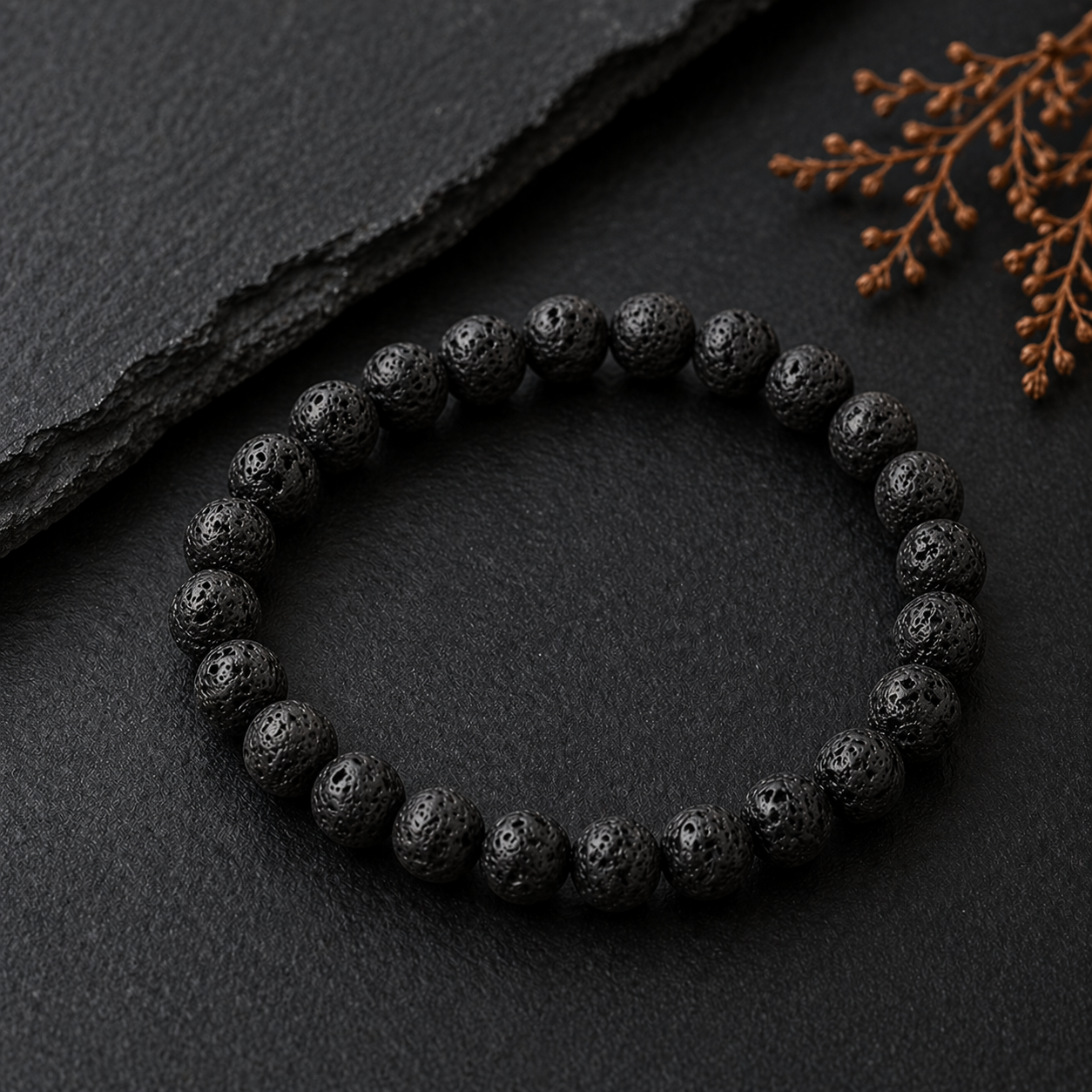 Lava Stone Bracele