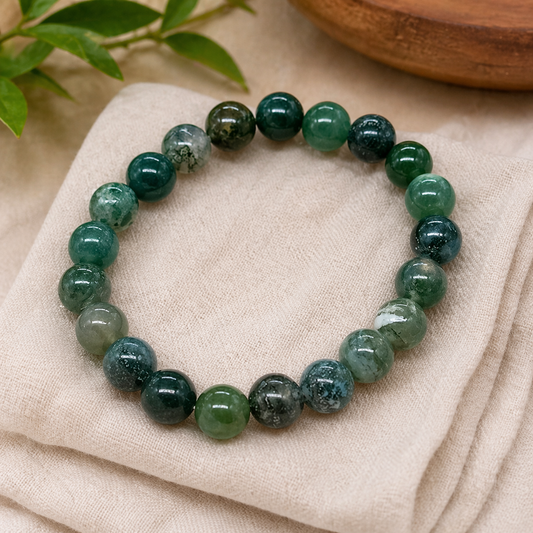 Moss Agate Bracelet