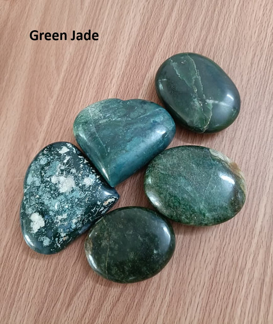 GREEN JADE PALM STONE
