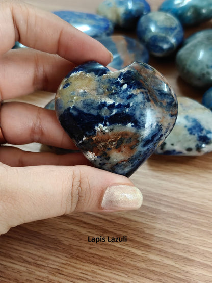 LAPIS LAZULI PALM STONE
