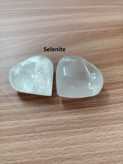 SELENITE PALM STONE