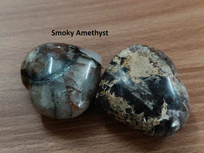 SMOKY AMETHYST PALM STONE