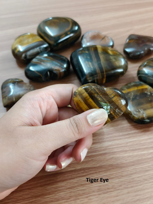 TIGER EYE PALM STONE