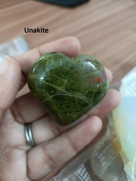 UNAKITE PALM STONE