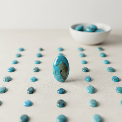 Turquoise (Firoza)Ring Stones
